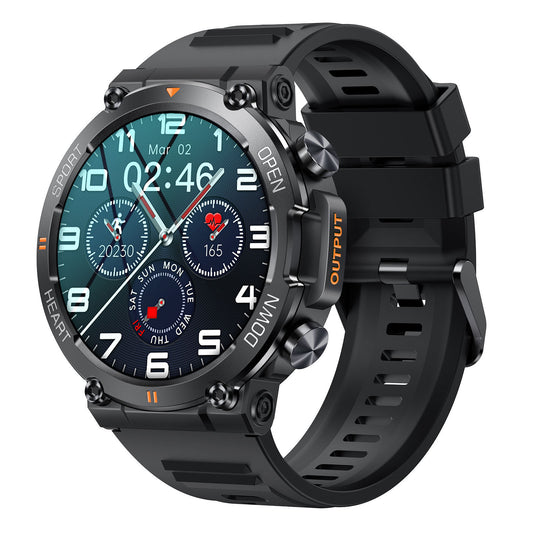 SENBONO Men Smart Watch Round Big Screen Wireless Dial Answer Call Fitness Tracker Outdoor Sports Smartwatch - Luxurieglam