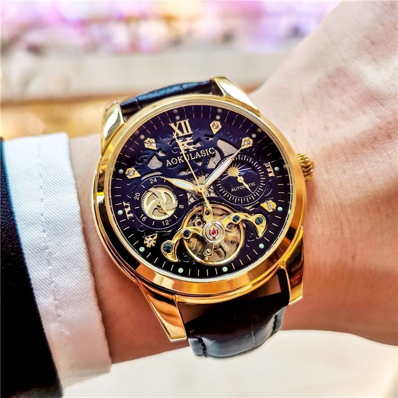 Luminaire Crest™ Vintage Automatic Watch - Luxurieglam