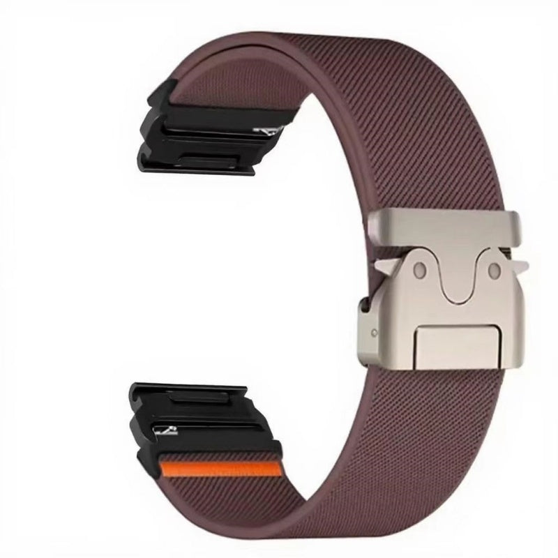 Elastic String Fabric Woven Men Watch Strap - Luxurieglam