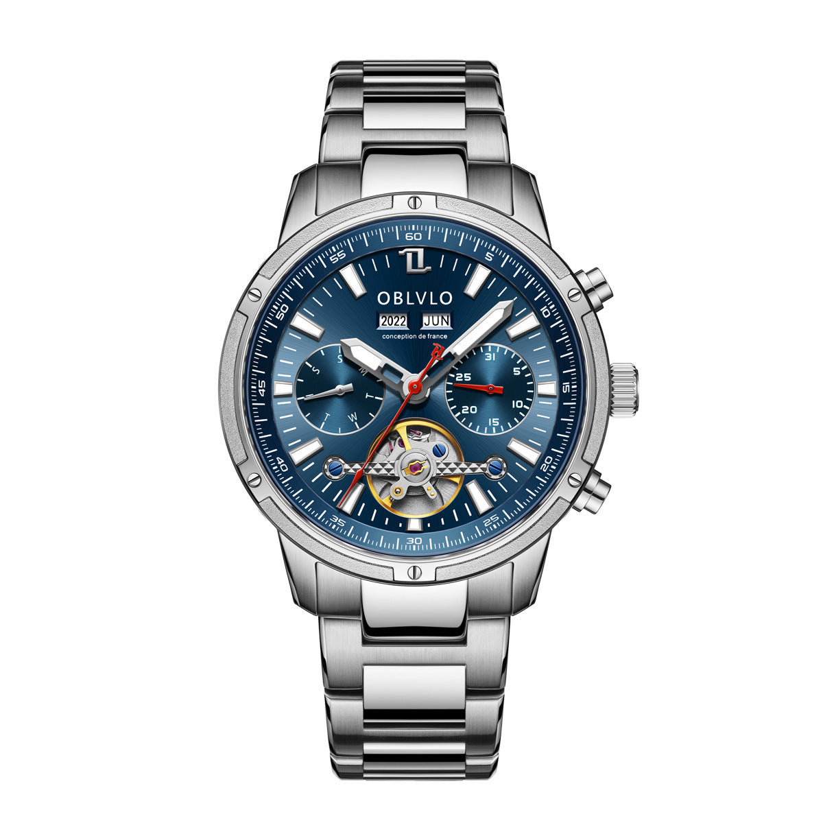 AetherCore™ Skeleton Chronograph for Men - Luxurieglam