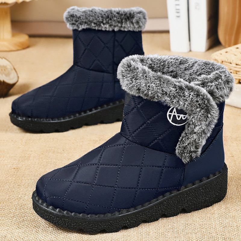 Women’s High-Top Outdoor Snow Boots - Luxurieglam