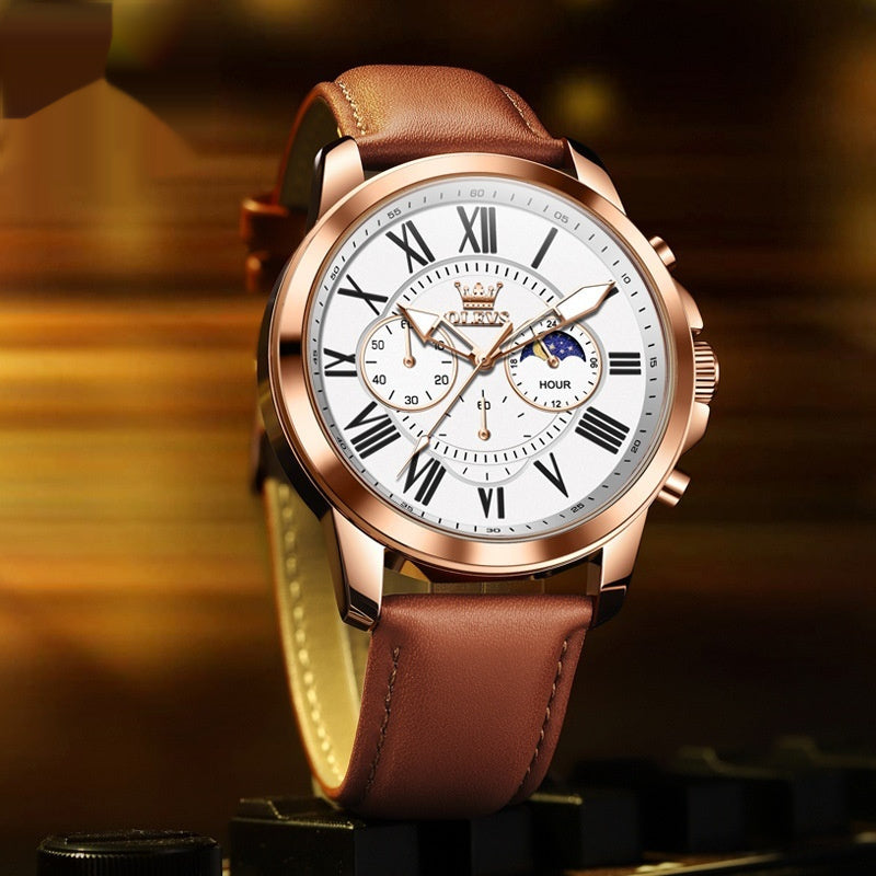 TitanPulse™ SportMaster Waterproof Chronograph - Luxurieglam