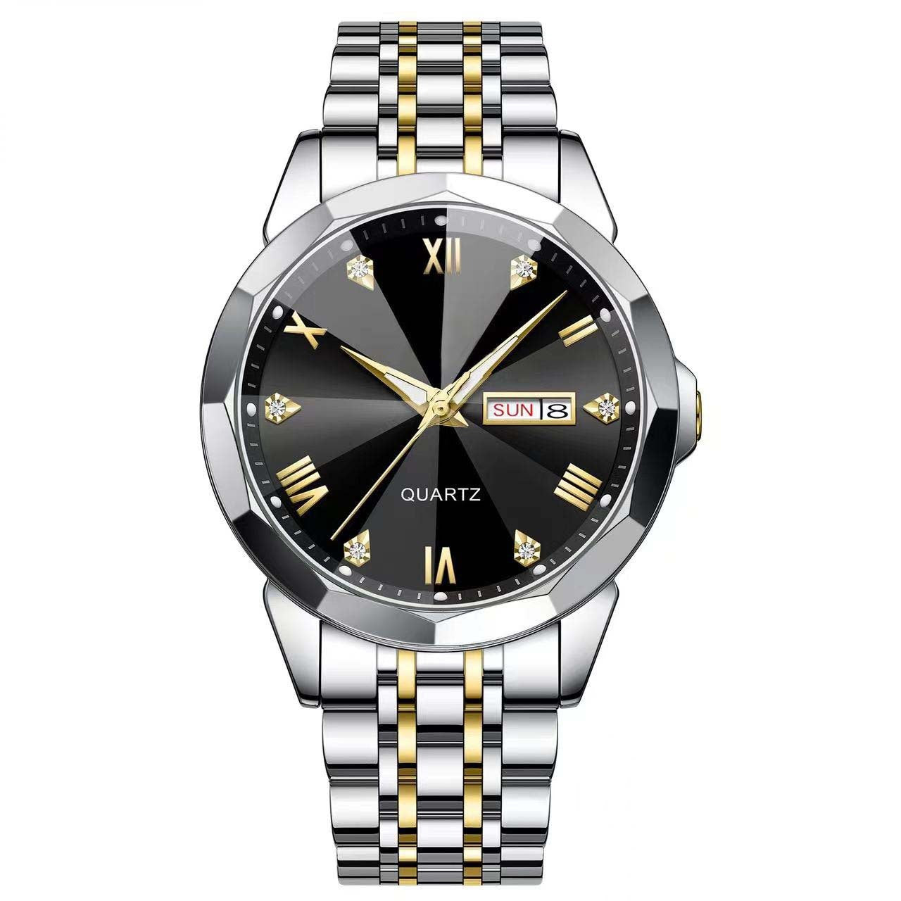 Business Men's Watch Double Calendar High-grade Quartz - Luxurieglam