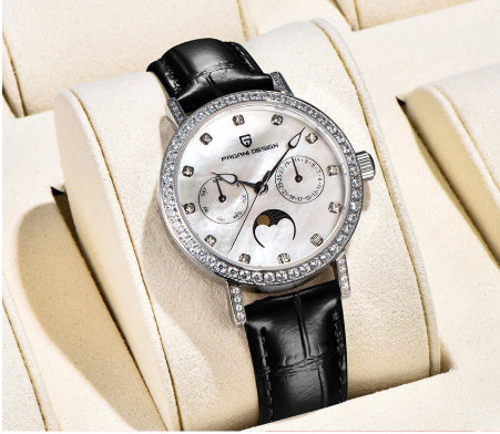 Quartz Women's Watch Multifunctional Waterproof Trend - Luxurieglam